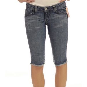 Juicy Couture Melrose Bermuda Short with Heart embellished pocket